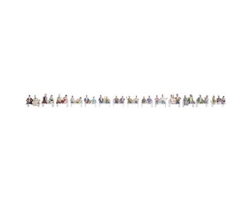 Figurines voyageurs sans pied, voie H0 NOCH 16050 1 set