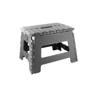 Je Cherche Une Idee - Marche pied pliable compact gris - Accessoires
