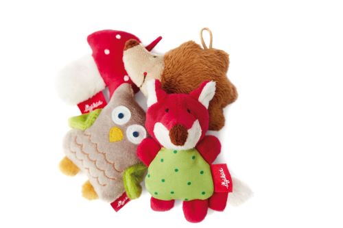 Sigikid Set hochets textiles fôret, sigimix