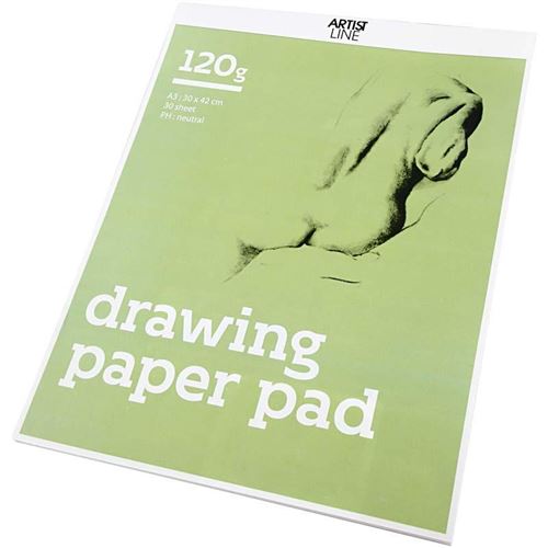Creative Carton à dessin A3 30 x 42 cm blanc