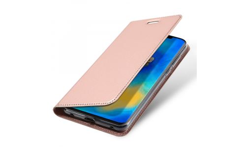 Etui folio pour Huawei Mate-20 PRO rose avec rabat latéral et fonction stand