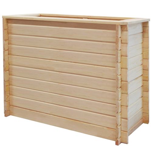 vidaXL Jardinière 100x50x80 cm Bois de pin FSC 19 mm