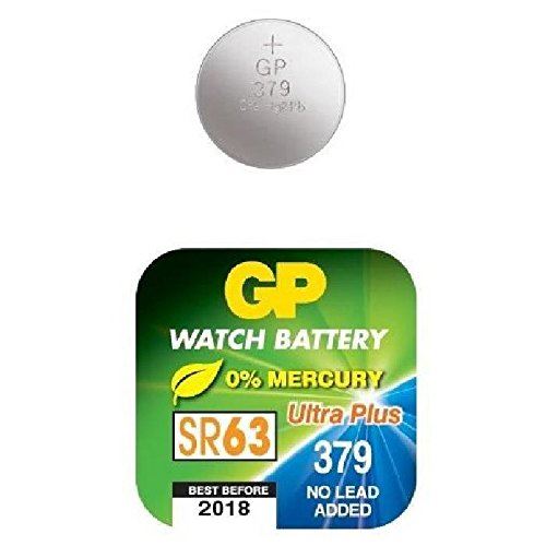 GP 379 F – A1 Argent Batterie G0/SR63/SR521 (1.55 V)