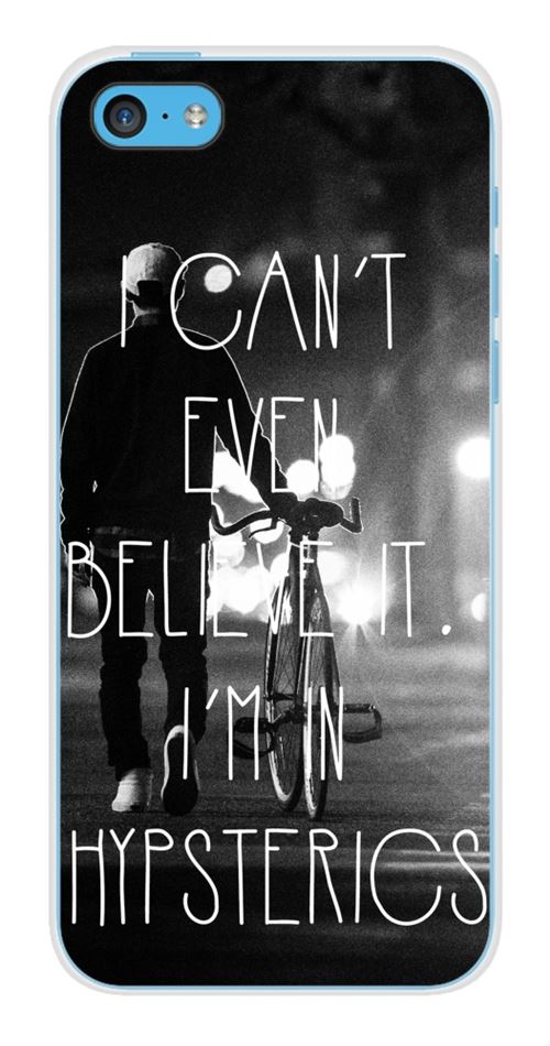 Coque en silicone imprimée compatible Apple iPhone 5C Hipsterics