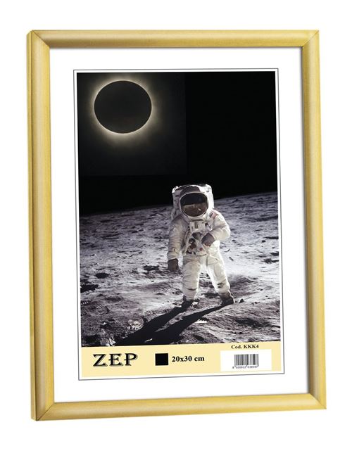 ZEP  KG3 Collection Basic Cadre Photo R&eacute;sine Dor&eacute; 15 x 20 cm