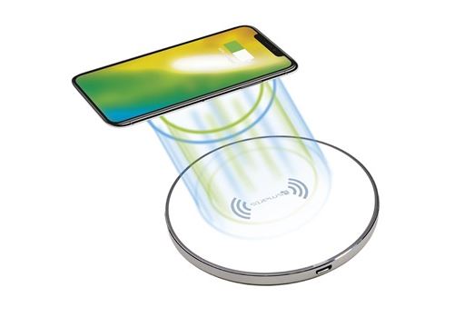 Chargeur à Induction Rapide 4smarts VoltBeam Style - 10W - Blanc