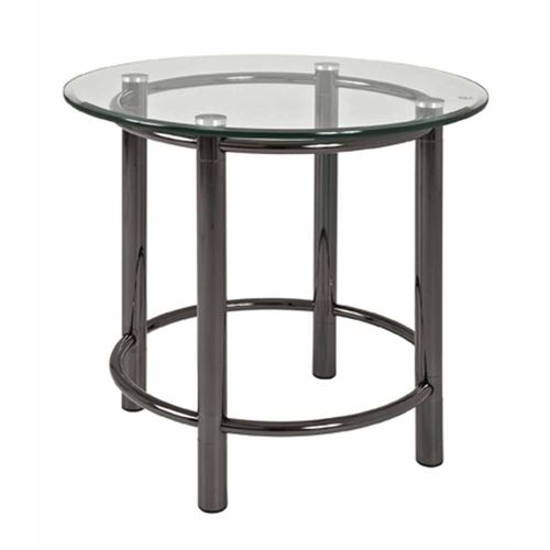 Paris Prix - Table D'appoint Design gafa 55cm Chromé