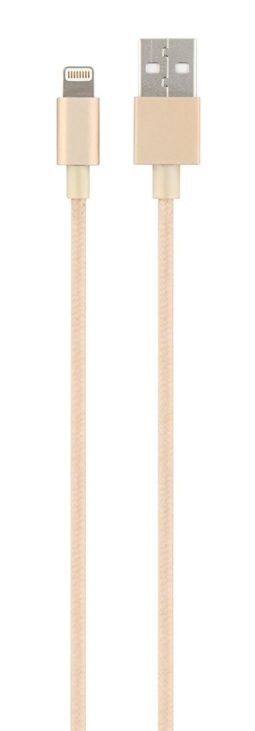 T'nB CBLIGHT5OR Câble pour USB/Lightning iPhone 6S Plus/6S/6 Plus/5S/5C/5/iPad Air 2/Air/4th génération/iPad mini 3/mini 2/mini/iPod touch/nano