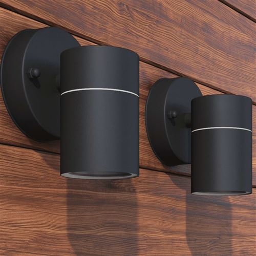 Vidaxl Applique Murale Led D'extérieur 2 Pcs Acier - Image 3