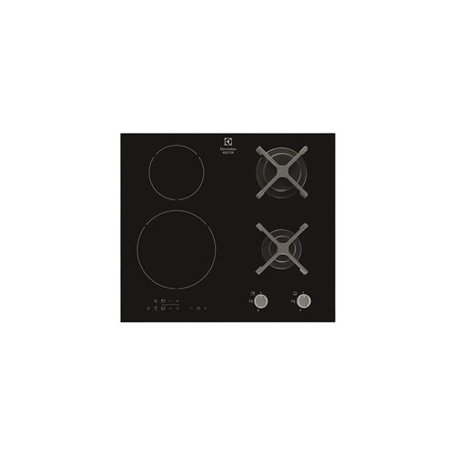 Electrolux table: mixte induction - largeur (mm): 590 - 2 foyers gaz + 2 foyers in