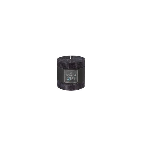 Comptoir De La Bougie Bougie Cylindrique Rustic 10cm Noir - vue 2