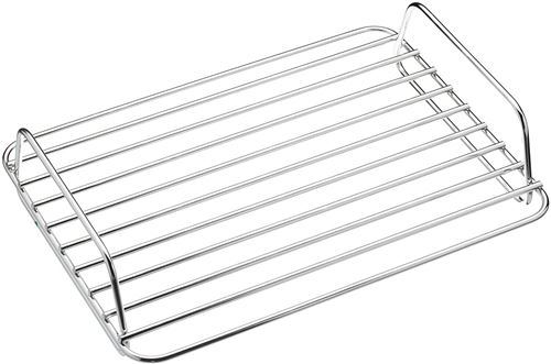 Kitchen Craft MCROASTRACKLRG Grille de Rôtissage, Acier Inoxydable, Argent, 20 cm