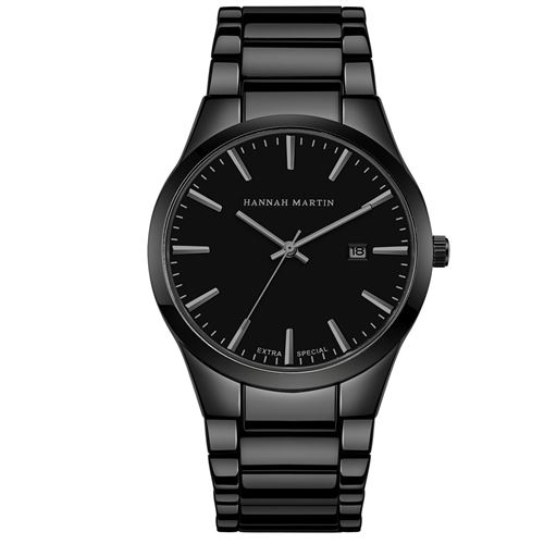 Montre à quartz HANNAH MARTIN Homme HM-1756N - Noir(40.5mm)