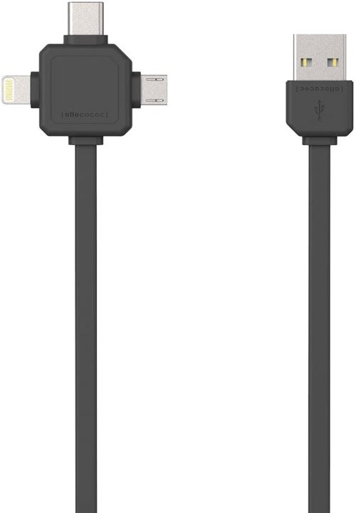 allocacoc USB câble gris