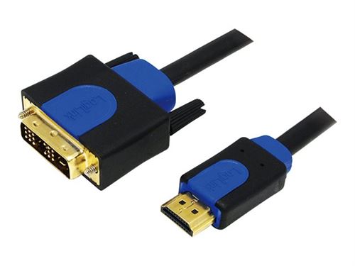 LogiLink câble vidéo - HDMI / DVI - 5 m