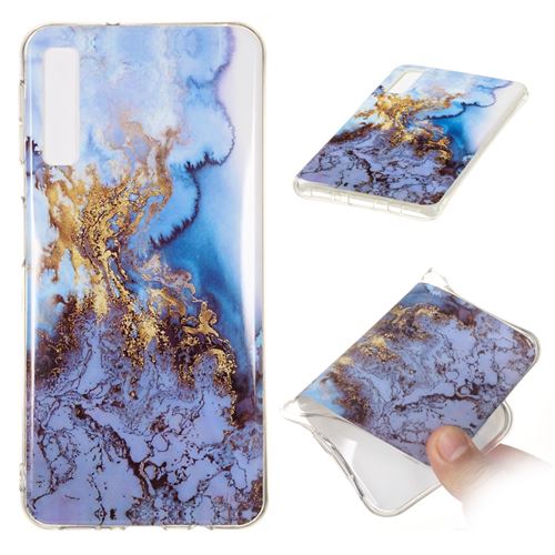 Coque en TPU motif marbre style N pour votre Samsung Galaxy A7 (2018) A750