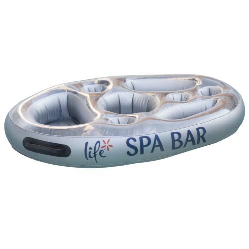 Bar flottant pour Spa ou piscine - couleur ARGENT - Jardiboutique - PSY-400-0012-004