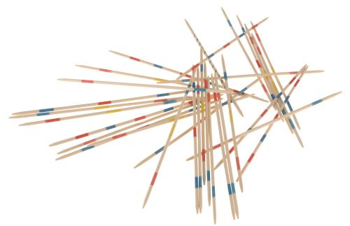 Free and Easy jeu de pose mikado bois 18 cm 41-oreiller