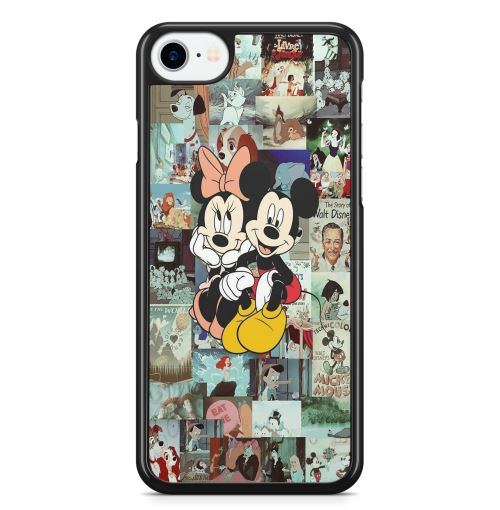 Coque Fifrelin Noire pour iPhone 11 PRO Mickey Minnie Disney Collage