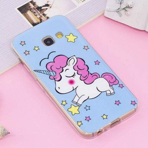 Galaxy A3 (2017) Coque Protection TPU Cheval Fluorescent ALS51298
