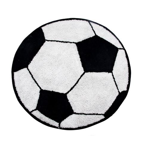 Tapis ballon de football enfant chambre foot