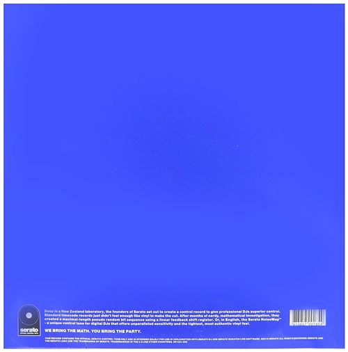 Serato SCV-PS-BLU-2 Contrôle Vinyle Bleu