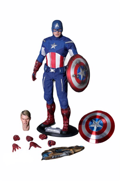 Figurine Hot Toys MMS174 - Marvel Comics - The Avengers - Captain America