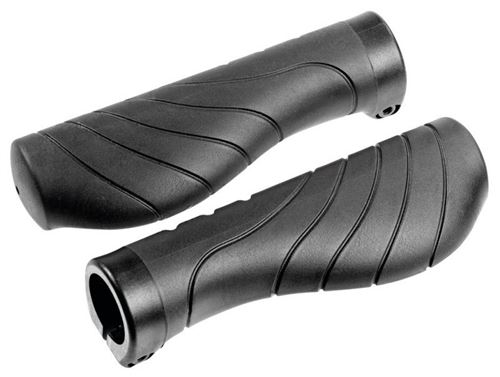 Ergotec poignées Aero 2 132 / 92 mm noir/gris