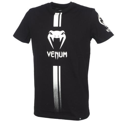 Tee shirt manches courtes Venum Logo black/wht mc tee Noir taille : M réf : 0