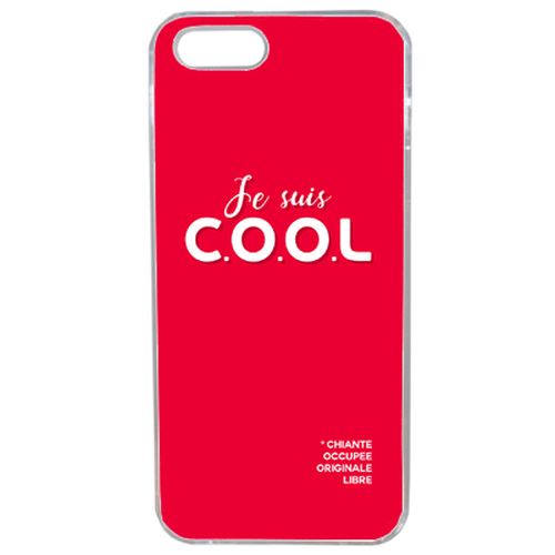 Coque Je Suis Cool Chiante Occupe Originale Libre Compatible Iphone 5s Transparent