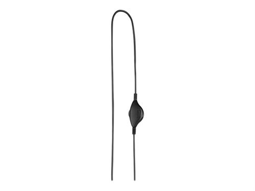Hama Noir "Hs-P100" - Micro-Casque - Sur-Oreille - Filaire