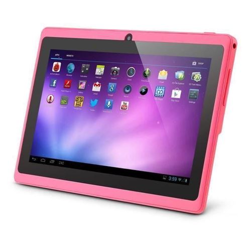 SUNFAY Tablette Rose Q88 Tactile7HD pouces 8Go pour enfant