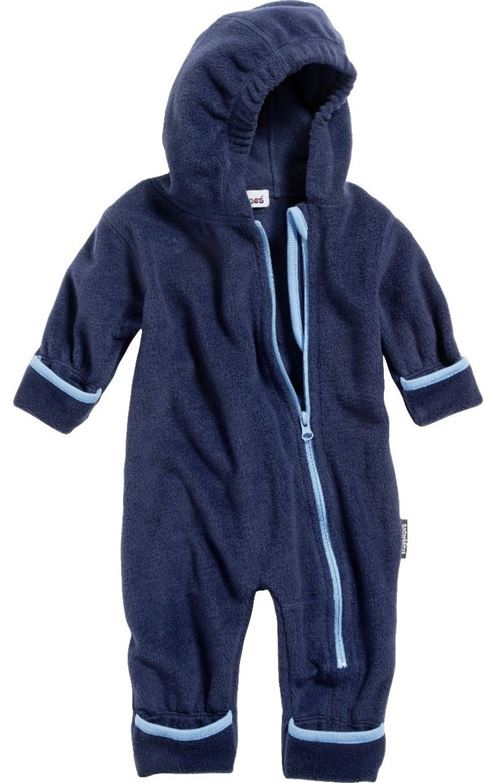 Playshoes pyjama bébé onesie en laine polaire marine junior