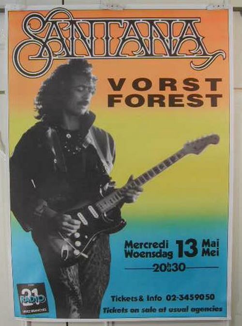 Santana - 61x86 cm - AFFICHE / POSTER
