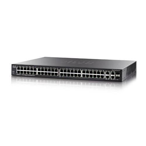 CISCO SG350-52 Géré L3 Gigabit Ethernet (10/100/1000) Noir 1U