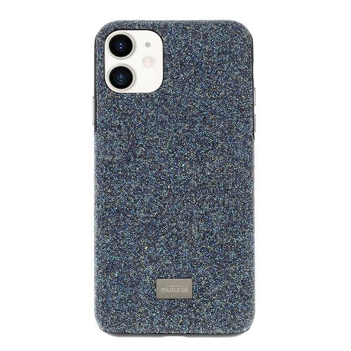 Coque en TPU tissu à la mode bleu pour votre Apple iPhone 11 6.1 pouces