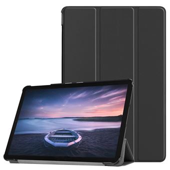 Etui Samsung Galaxy Tab A 10.5 Wifi - 4G/LTE Smartcover pliable noir Cuir Style avec stand - Housse coque de protection Galaxy TabA 10,5 pouces 2018 ...