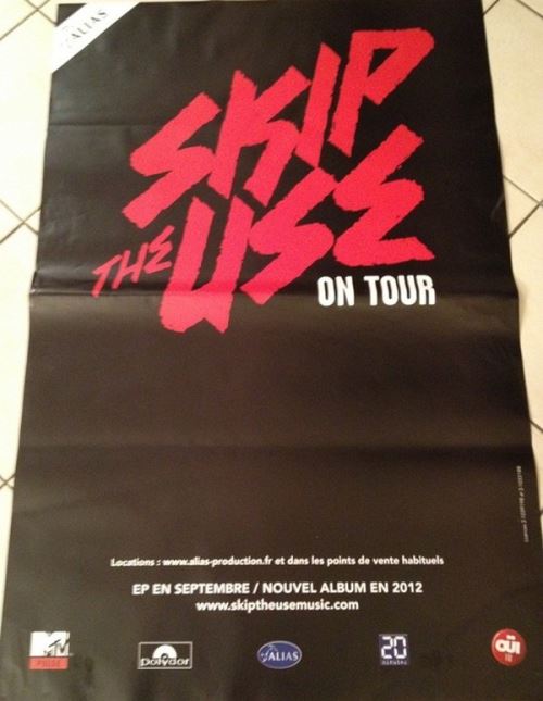 Skip The Use - 80x120 cm - AFFICHE / POSTER