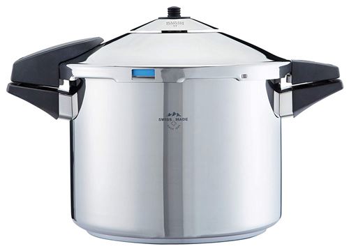 Kuhn Rikon 30901 Duromatic Comfort Autocuiseur Vapeur avec Connexion Bluetooth Acier Acier Inoxydable 6 L 22 cm