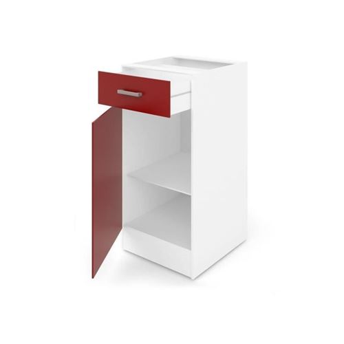 ULTRA Meuble bas de cuisine L 40 - Rouge mat - Image 4