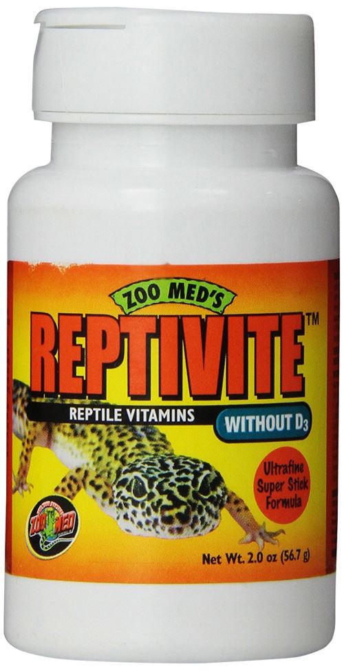 Zoo Med Reptivite sans D3 Hygiène pour Reptiles 57 g