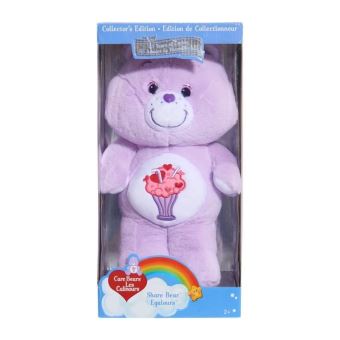 Peluche classique Les Bisounours 30 cm Violet