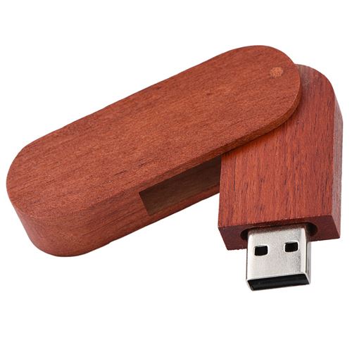 Générique Rose Périphérique De Stockage En Mémoire Rotatif Woody Usb 2.0 Disque U Pour Lecteur Flash Usb (Bois De 8 Go)