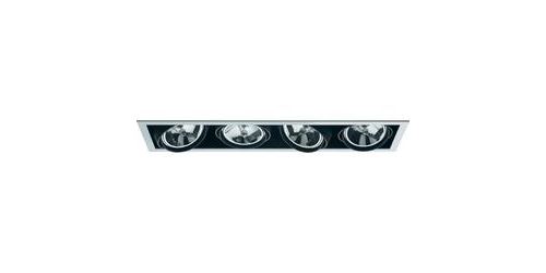 Anneau lumineux Ampoule halogène G5.3 576889 400 W noir, blanc