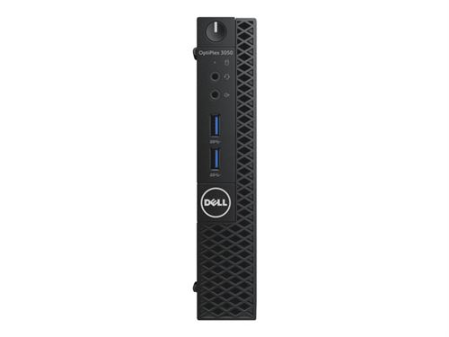 Dell OptiPlex 3050 - Micro - Core i5 7500T / 2.7 GHz - RAM 8 Go - SSD 256 Go - HD Graphics 630 - Gigabit Ethernet LAN sans fil: - 802.11a/b/g/n/ac, Bl