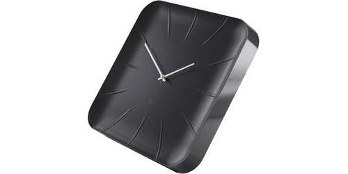 Horloge murale à quartz Sigel Style WU144 gris foncé 35 cm x 35 cm x 4.5 cm