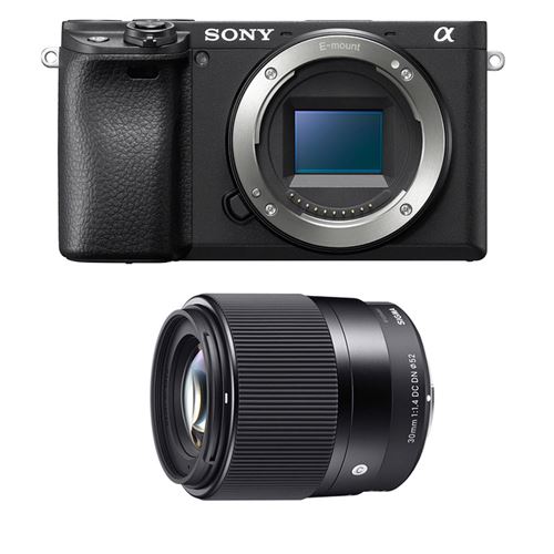 Sony Alpha 6400 Noir + Sigma 30Mm 1.4