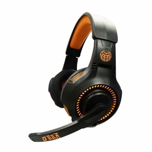 Écouteurs avec microphone de jeu Iggual ONAJI ONNA Black Orange