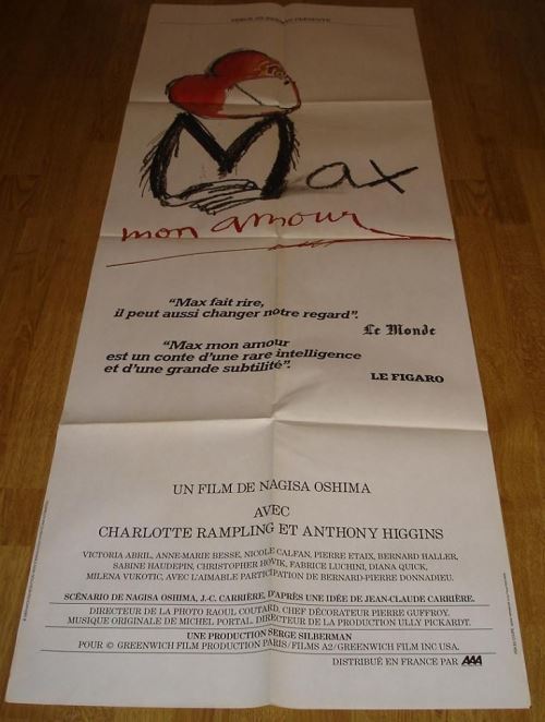 Max Mon Amour AFFICHE CINEMA ORIGINALE