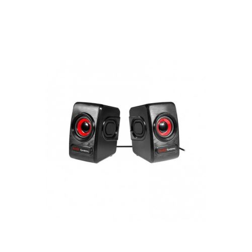 MARS GAMING MRS0 - Luidsprekers - voor PC - USB - 10 Watt (Totaal) - zwart en rood